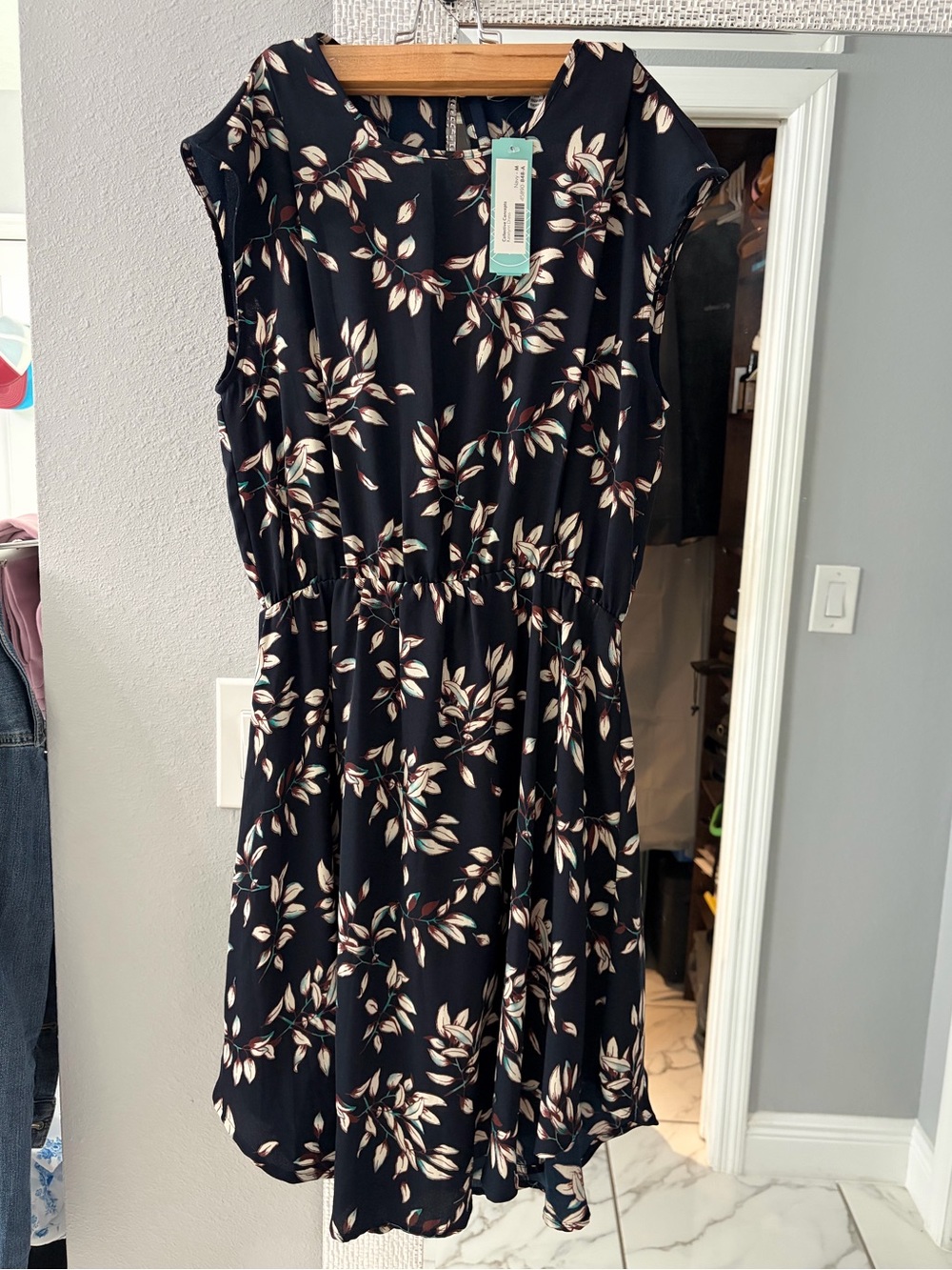 Navy Floral Katelynn Dress